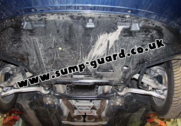 Steel sump guard for Audi A6