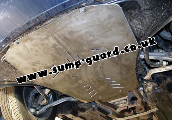 Steel sump guard for Audi A6