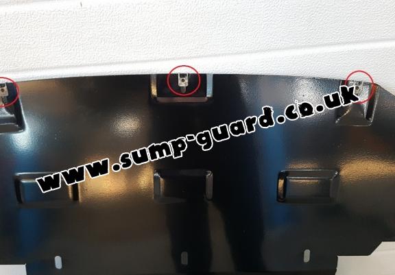 Steel sump guard for BMW Seria 1 E81;E87