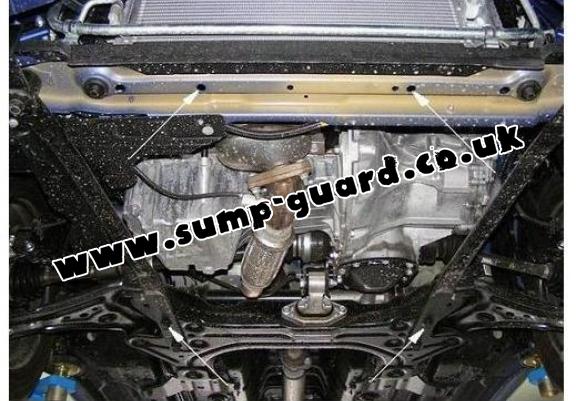 Steel sump guard for Chevrolet Aveo