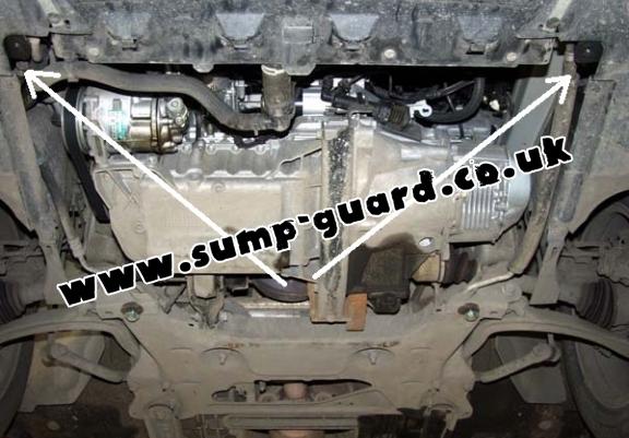 Steel sump guard for Citroen C5