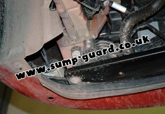 Steel sump guard for the protection of the engine and the gearbox for Fiat Doblo