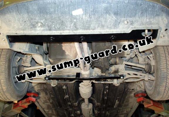 Steel sump guard for the protection of the engine, gearbox and differential for Fiat Idea