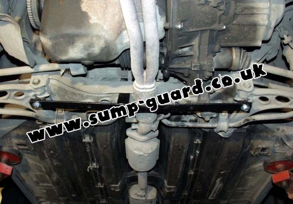 Steel sump guard for the protection of the engine, gearbox and differential for Fiat Idea