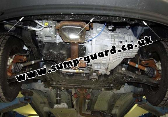 Steel sump guard for Ford Transit Connect