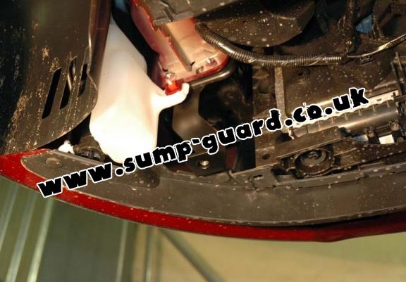 Steel sump guard for Ford Fiesta