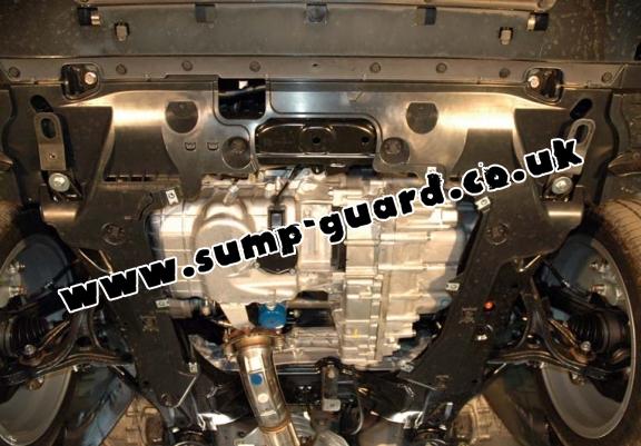 Steel sump guard for the protection of the engine and the gearbox for Honda Accord