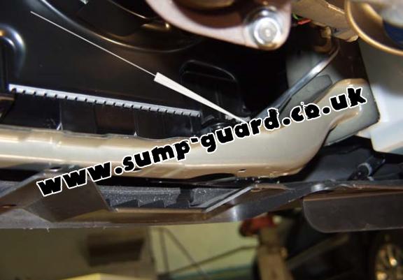 Steel sump guard for Honda Civic (hayon)