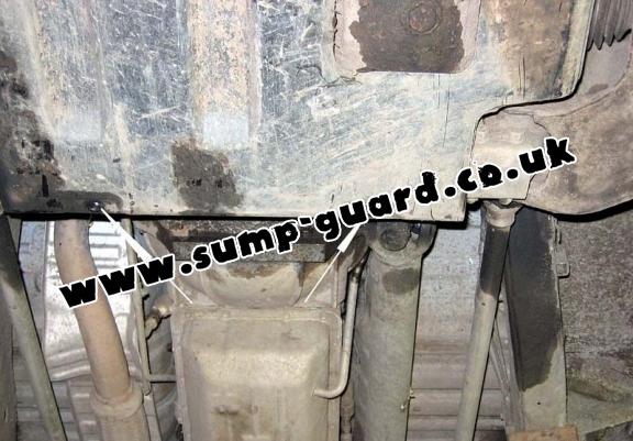 Steel sump guard for Hyundai Terracan