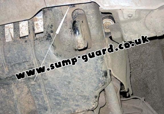 Steel sump guard for Hyundai Terracan