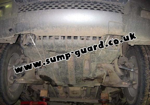 Steel sump guard for Hyundai Terracan