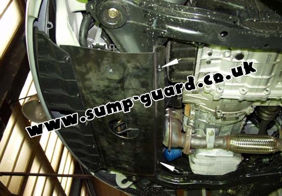 Steel sump guard for Hyundai Coupé Gk