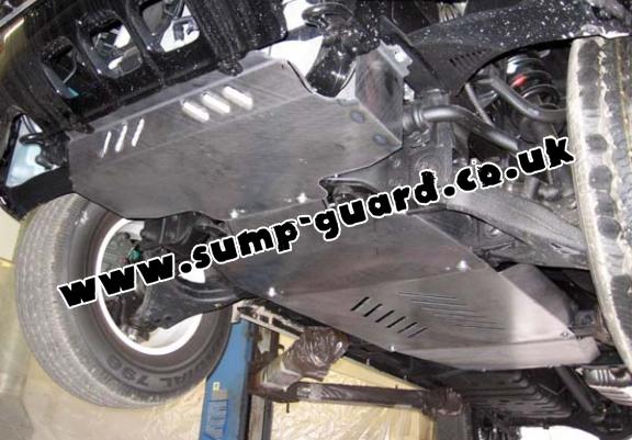 Steel sump guard for the protection of the engine and the radiator for Kia Sorento