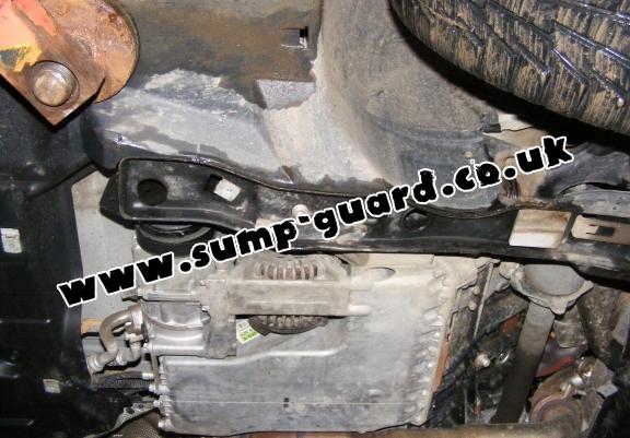 Steel sump guard for the protection of the engine, gearbox and differential for Mercedes A-Class