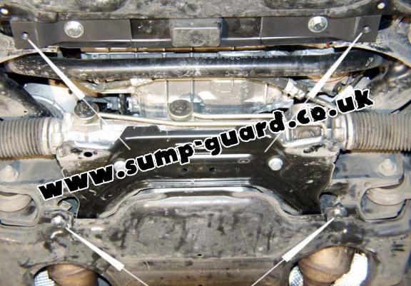 Steel sump guard for Mercedes E-Classe W211