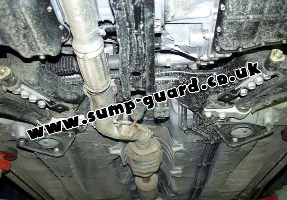 Steel sump guard for Nissan Almera Tino