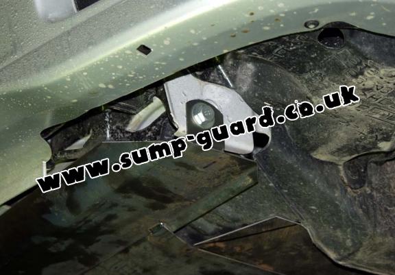 Steel sump guard for Nissan Almera Tino