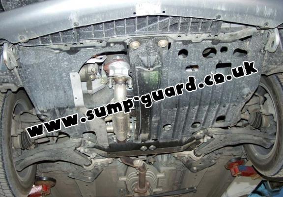 Steel sump guard for Nissan Primera P12