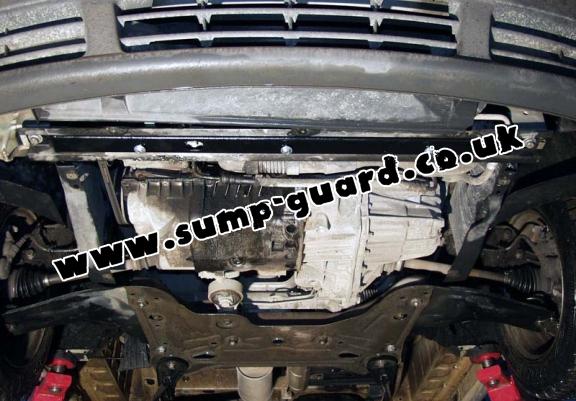 Steel sump guard for Renault Trafic