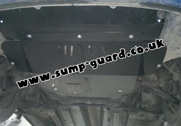 Steel sump guard for Peugeot 307