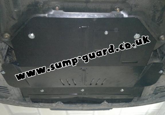 Steel sump guard for Peugeot 307