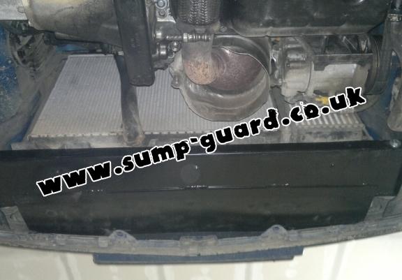 Steel sump guard for Peugeot 307