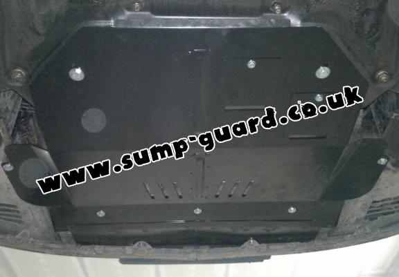 Steel sump guard for Peugeot 307