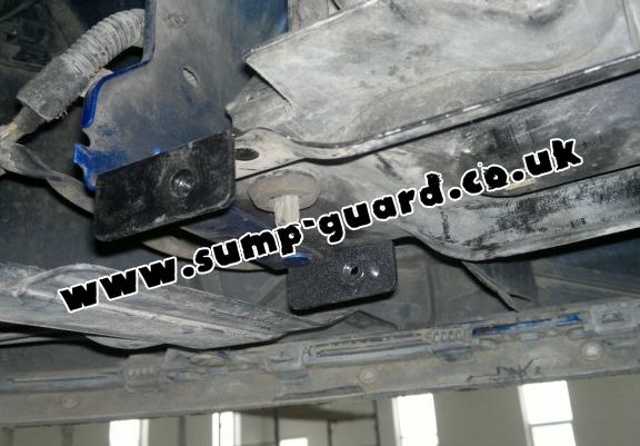 Steel sump guard for Peugeot 307