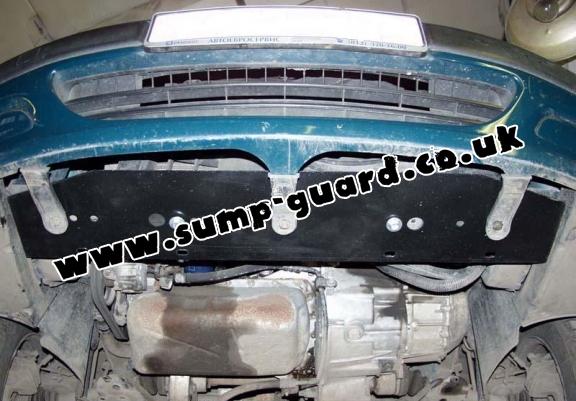 Steel sump guard for the protection of the engine and the gearbox for Peugeot 406