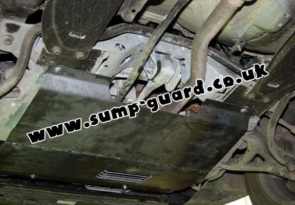 Steel sump guard for Nissan Kubistar