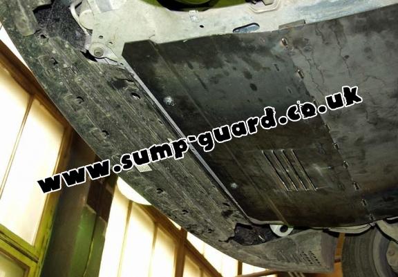 Steel sump guard for Nissan Kubistar