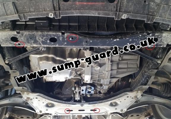 Steel sump guard for Renault Kadjar