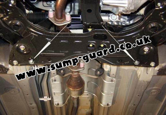 Steel sump guard for Fiat Sedici