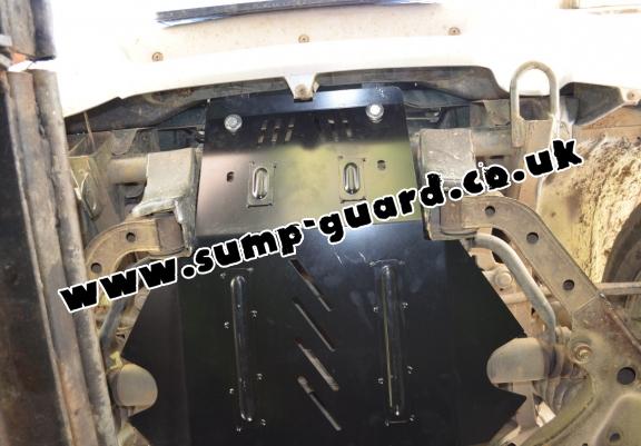 Steel sump guard for Suzuki X90