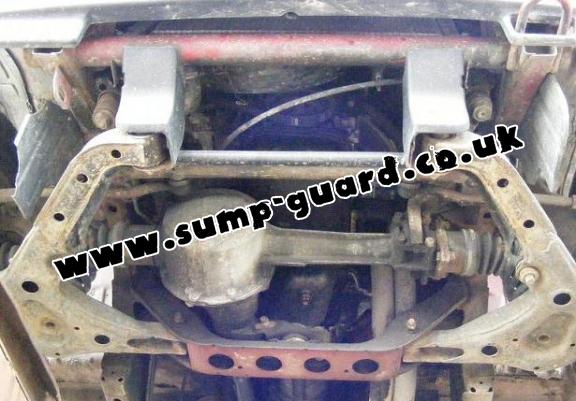 Steel sump guard for Suzuki X90