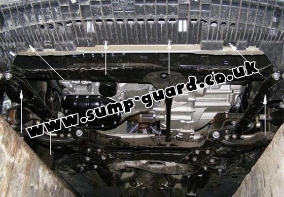 Steel sump guard for Toyota Verso