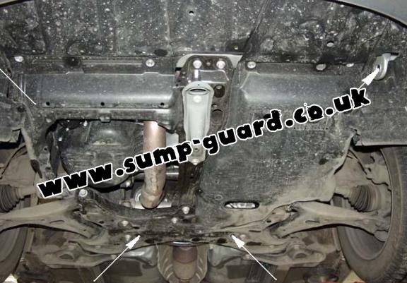 Steel sump guard for Toyota Avensis