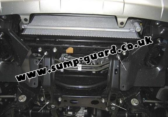 Steel sump guard for Toyota Hilux