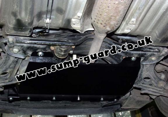 Steel sump guard for VW Lupo