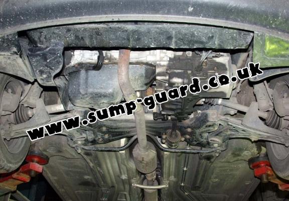 Steel sump guard for VW Lupo