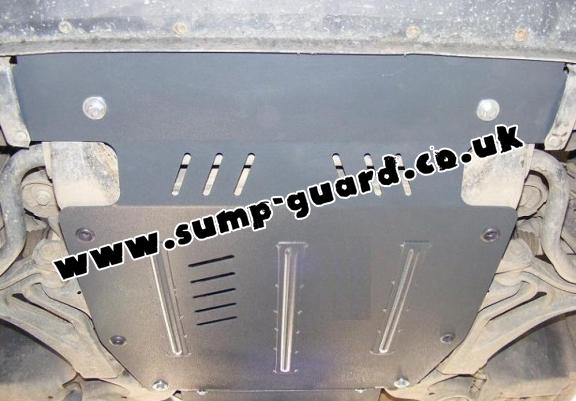 Steel sump guard for Porsche Cayenne