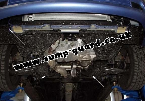 Steel sump guard for Daewoo Nubira