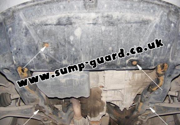 Steel sump guard for Chevrolet Captiva