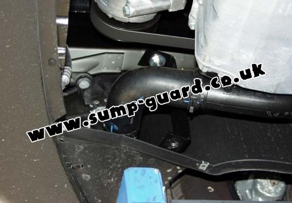 Steel sump guard for Skoda Fabia 3