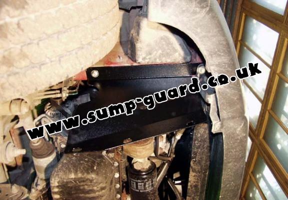 Steel sump guard for Nissan Interstar