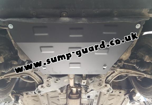 Steel sump guard for Fiat 500