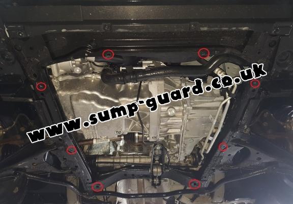 Steel sump guard for Dacia Dokker