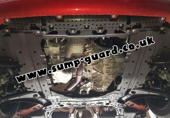 Steel sump guard for Suzuki Baleno