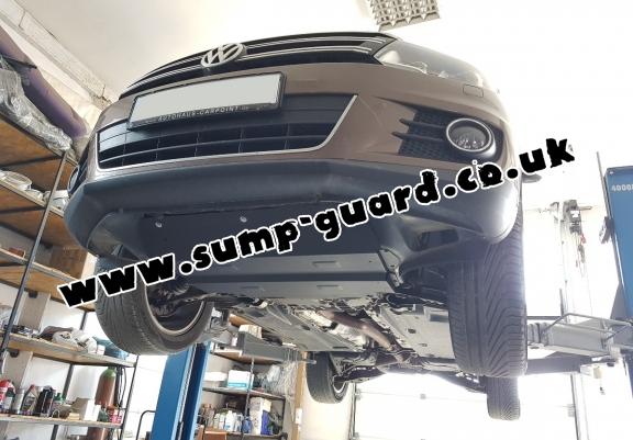 Steel sump guard for VW Tiguan