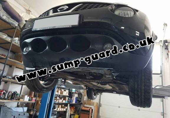 Steel sump guard for Nissan Juke